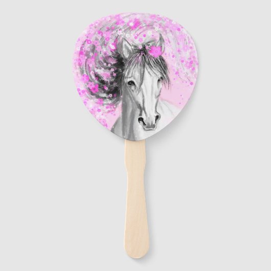Handfan Fächer (Rückseite)