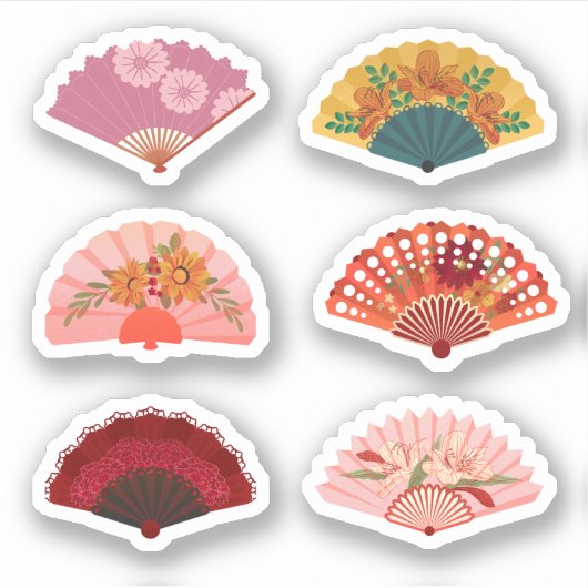 Handfans Aufkleber (Vorderseite)