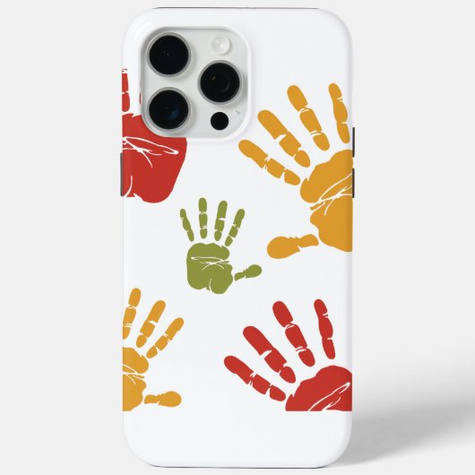 Handfarbe Case-Mate iPhone Hülle (Rückseite)