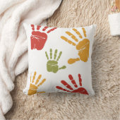 Handfarbe Kissen (Decke)