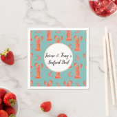 Handfarbe Seafood Boil Hummer Shrimp Serviette (Beispiel)