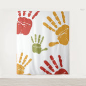 Handfarbe Wandteppich (Vorderseite)