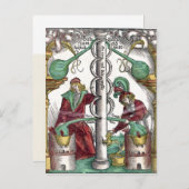 Handfarbene Alchemy Tools Postkarte (Vorne/Hinten)