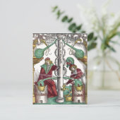 Handfarbene Alchemy Tools Postkarte (Stehend Vorderseite)