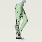 Handfarbene Designer-Leggings Leggings (Rechts)