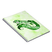 Handfarbenes Nature's Spirit Notebook von Mei Yu Notizblock (Rechte Seite)