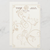 Handfasting Briefpapier (Vorne/Hinten)