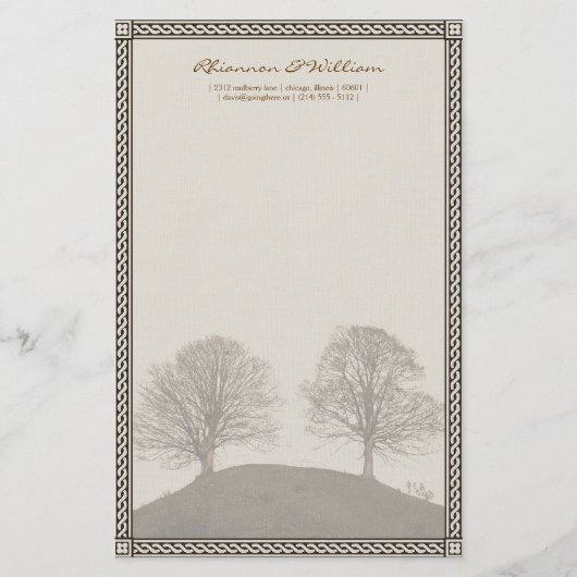 Handfasting Briefpapier (Vorderseite)