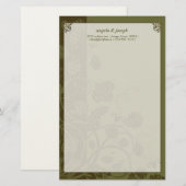 Handfasting Briefpapier (Vorne/Hinten)