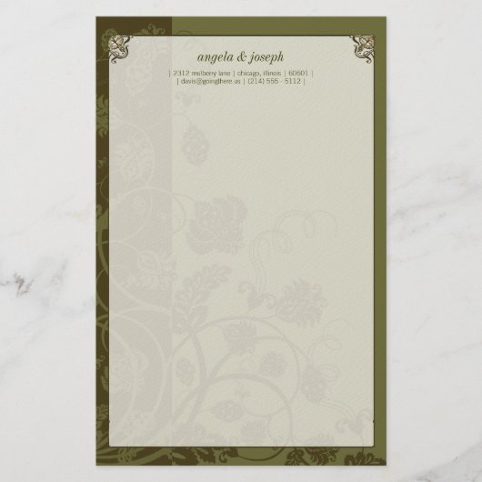 Handfasting Briefpapier (Vorderseite)