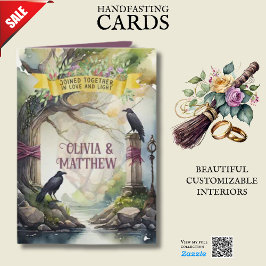 HANDFASTING CARDS PERSONALISIERTER BAUM 🌿 KARTE