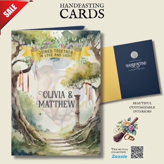 HANDFASTING CARDS PERSONALISIERTER BAUM 🌿 KARTE