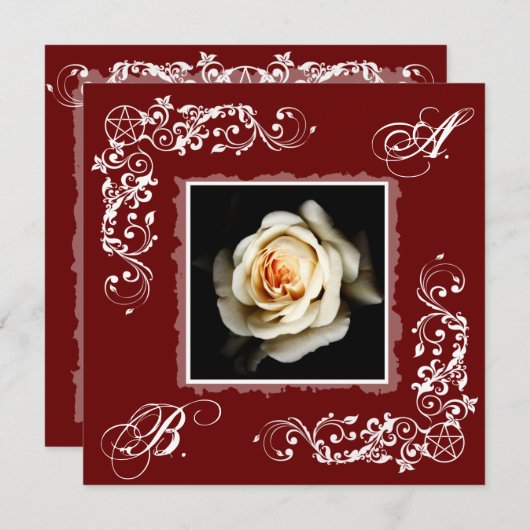 Handfasting Einladung (Vorne/Hinten)