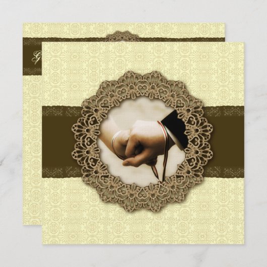 Handfasting Einladung (Vorne/Hinten)