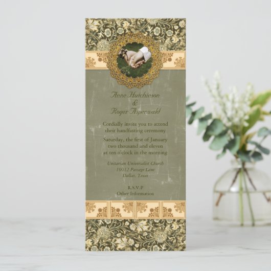 Handfasting Einladung (Stehend Vorderseite)