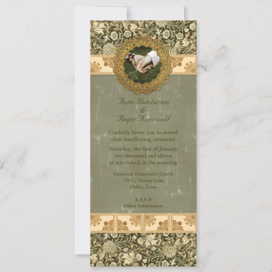 Handfasting Einladung (Vorderseite)