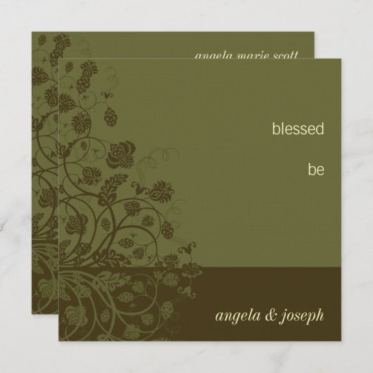 Handfasting Einladung (Vorne/Hinten)