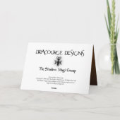 Handfasting Glückwunsch Karte (Rückseite)