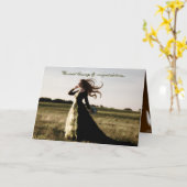 Handfasting Glückwunsch Karte (Gelbe Blume)