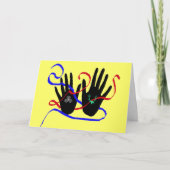 Handfasting Gruß Karte (Vorderseite)