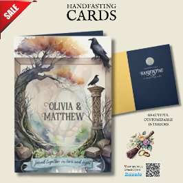 HANDFASTING KARTE PERSONALISIERTEN BAURAVENS 🌿