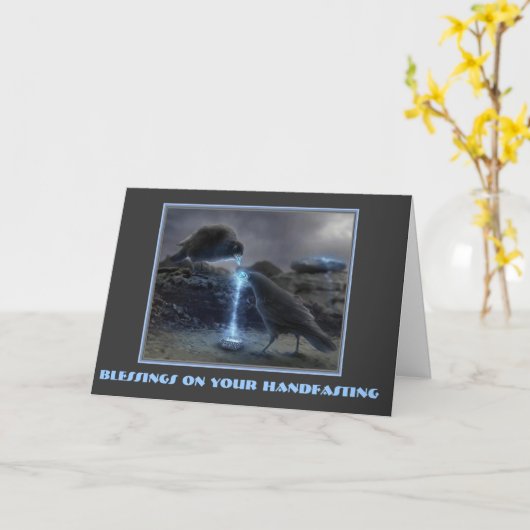 Handfasting Karten (Gelbe Blume)