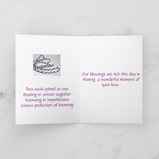 Handfasting Karten (Innenseite)