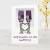 Handfasting Karten (Gelbe Blume)