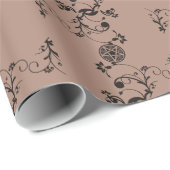 Handfasting Pentagramm Geschenkpapier (Rolleneckpunkt)