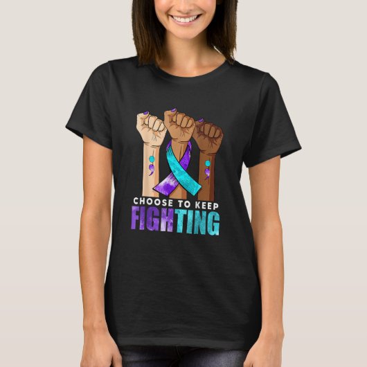 Handfaust Behalte Suizidpräventi T-Shirt (Vorderseite)