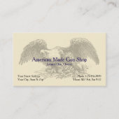 Handfeuerwaffenhändlerkarte Visitenkarte (Vorderseite)