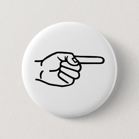 Handfinger Button (Vorderseite)