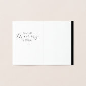 Handfoil Folienkarte (Innenseite)