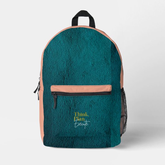 Handgearbeitete Carryalls Bedruckter Rucksack (Vorderseite)