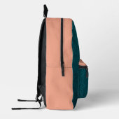 Handgearbeitete Carryalls Bedruckter Rucksack (Links)