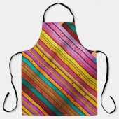 Handgearbeitete Holzplatte mit Schürze (Vorderseite)