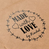 Handgearbeitete Liebe Gummistempel
