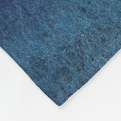 Handgearbeitete Winterlandschaft Fleecedecke (Ecke)