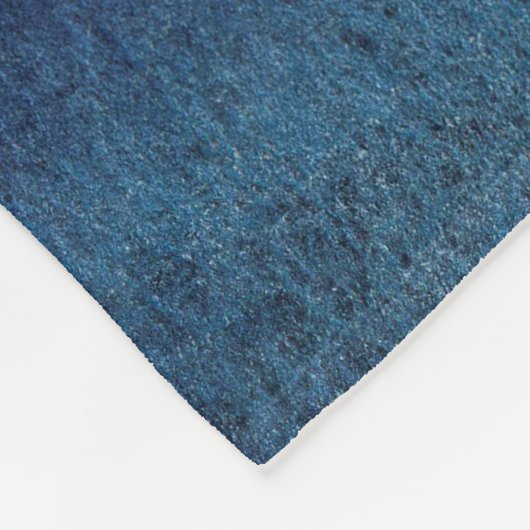 Handgearbeitete Winterlandschaft Fleecedecke (Ecke)