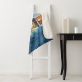 Handgearbeitete Winterlandschaft Sherpadecke (Beispiel)