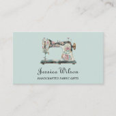 Handgearbeiteter Vintager Näh- und Alterungskrafte Visitenkarte (Vorderseite)