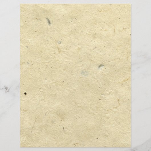 Handgearbeitetes Faserpapier Flyer (Vorne)