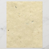 Handgearbeitetes Faserpapier Flyer (Hinten)