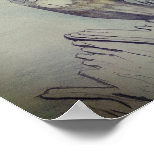 Handgeätzter Riffe Poster (Ecke)