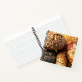 Handgebäck, Rollen, Backwaren Notizblock (Innenseite)