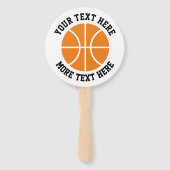 Handgebläse für Basketball-Graduierungsparty Foto Fächer (Vorderseite)