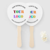 Handgebläse für das benutzerdefinierte Firmenlogo Fächer (Vorne und Hinten)