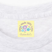 Handgeblümte mit Liebe Personalisiert Etiketten (Befestigt)