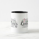 Handgedrehte Candy Canes Tasse (Zentrum)