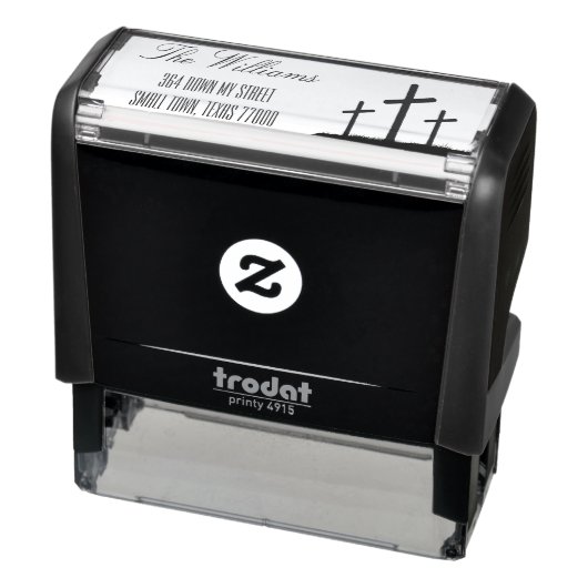 Handgedrehtes Kreuz Permastempel (Produkt)